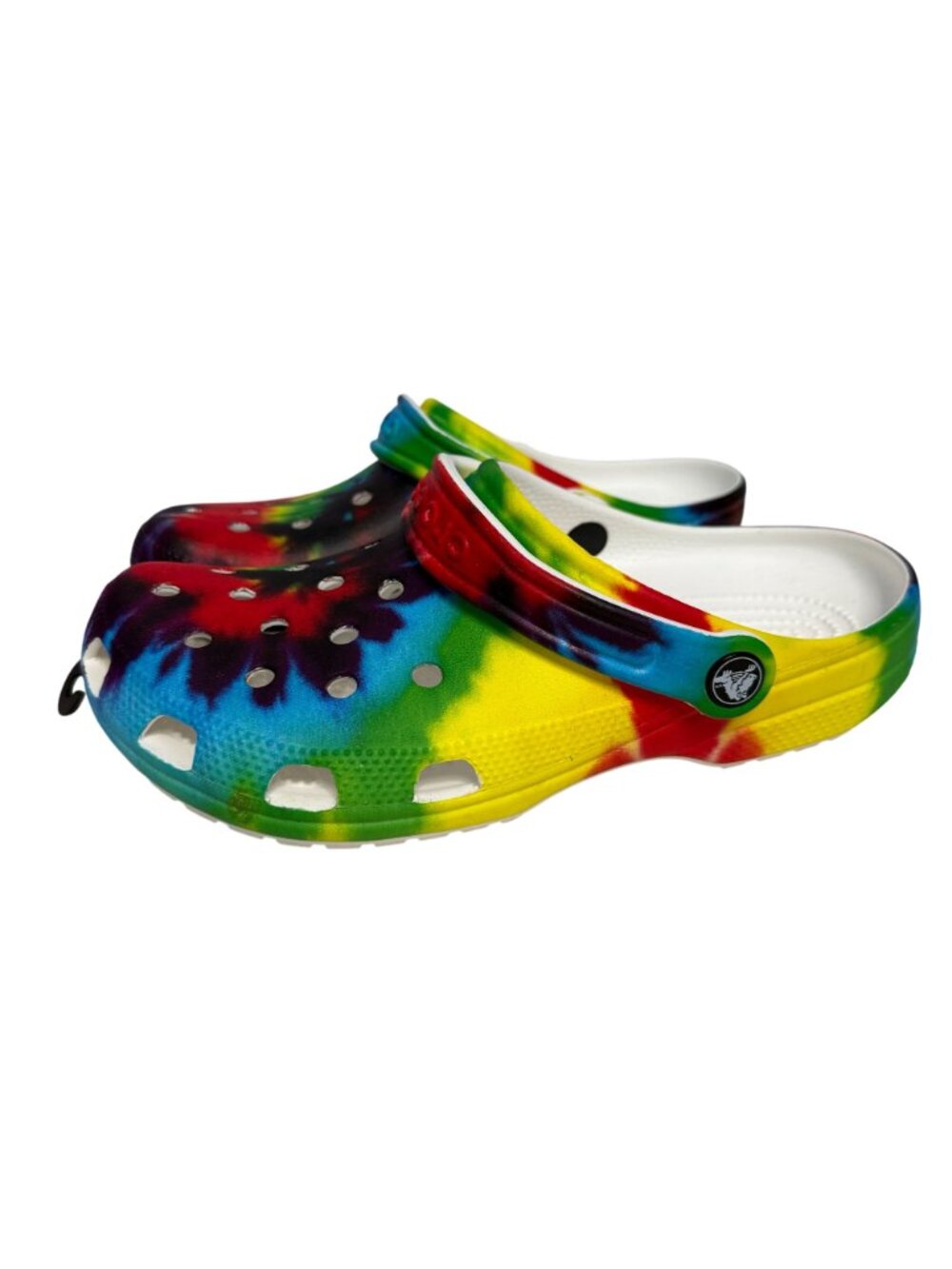 Crocs Classic Tie Dye Graphic Clog NWT Women 8 Men 6 NWT - Picture 3 of 6